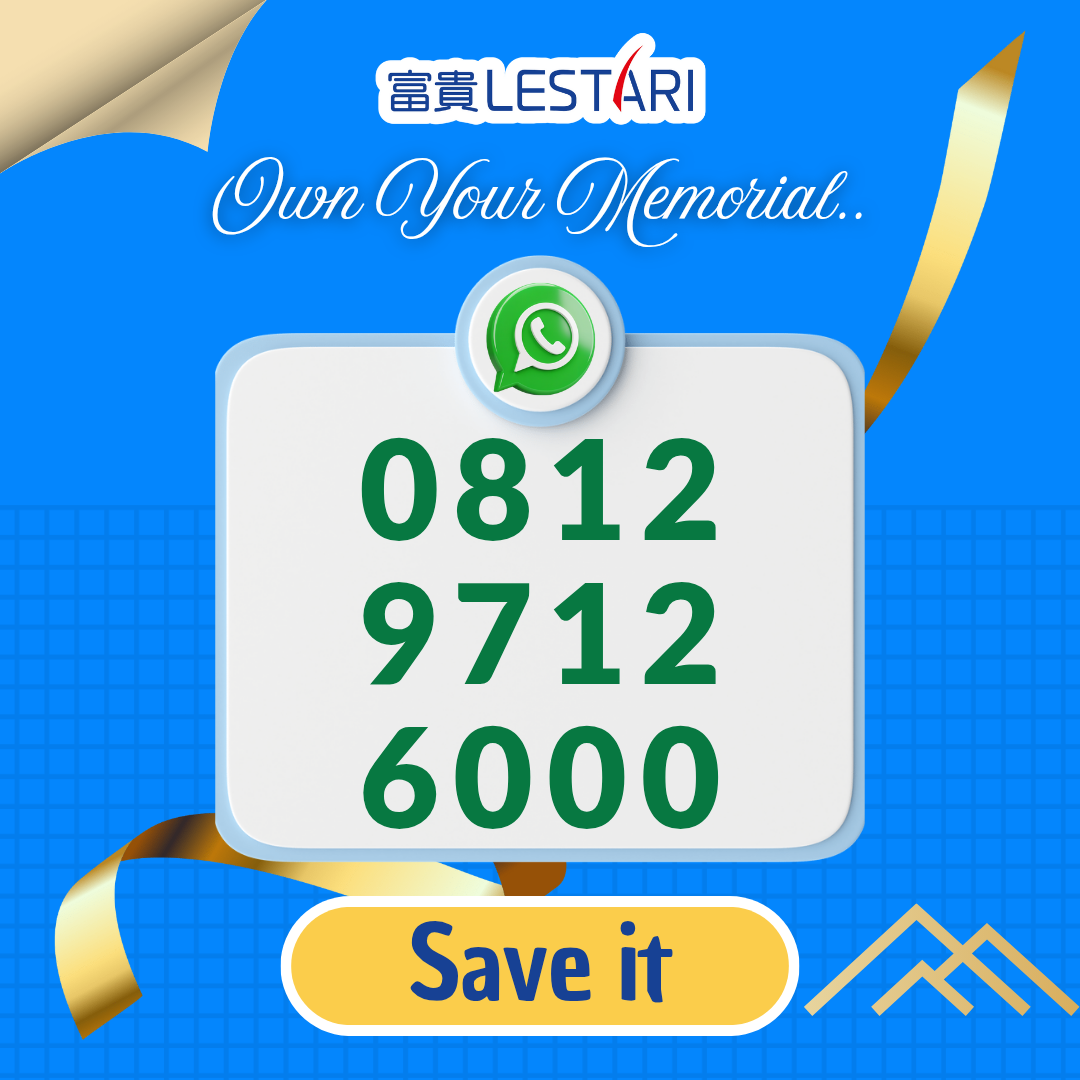 Nomor whatsapp agen Lestari Memorial Park