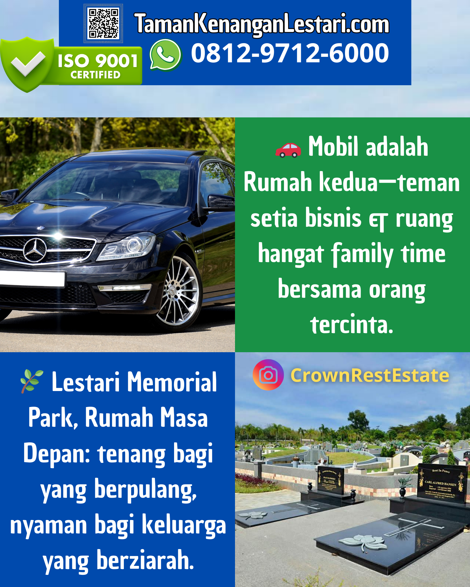 Rumah masa depan Lestari memorial park